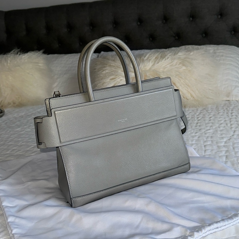 Authentic pearl grey Givenchy handbag